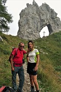 21 L'arco nella roccia della Porta di Prada (1670 m)